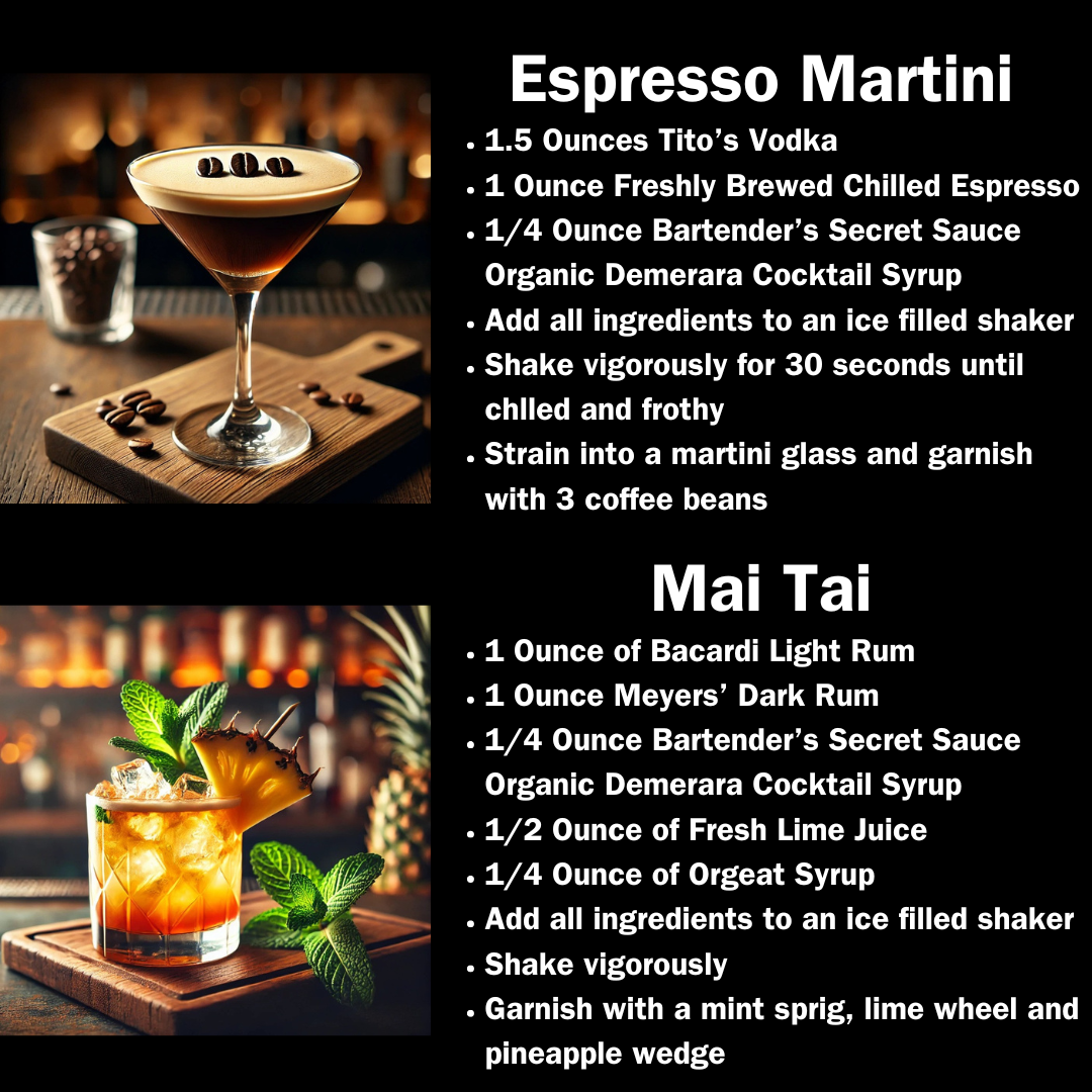 Bartender’s Secret Sauce USDA Organic Demerara Syrup – 16 oz 2-Pack (Cocktails, Coffee & Kitchen, Gluten-Free, OU Kosher)