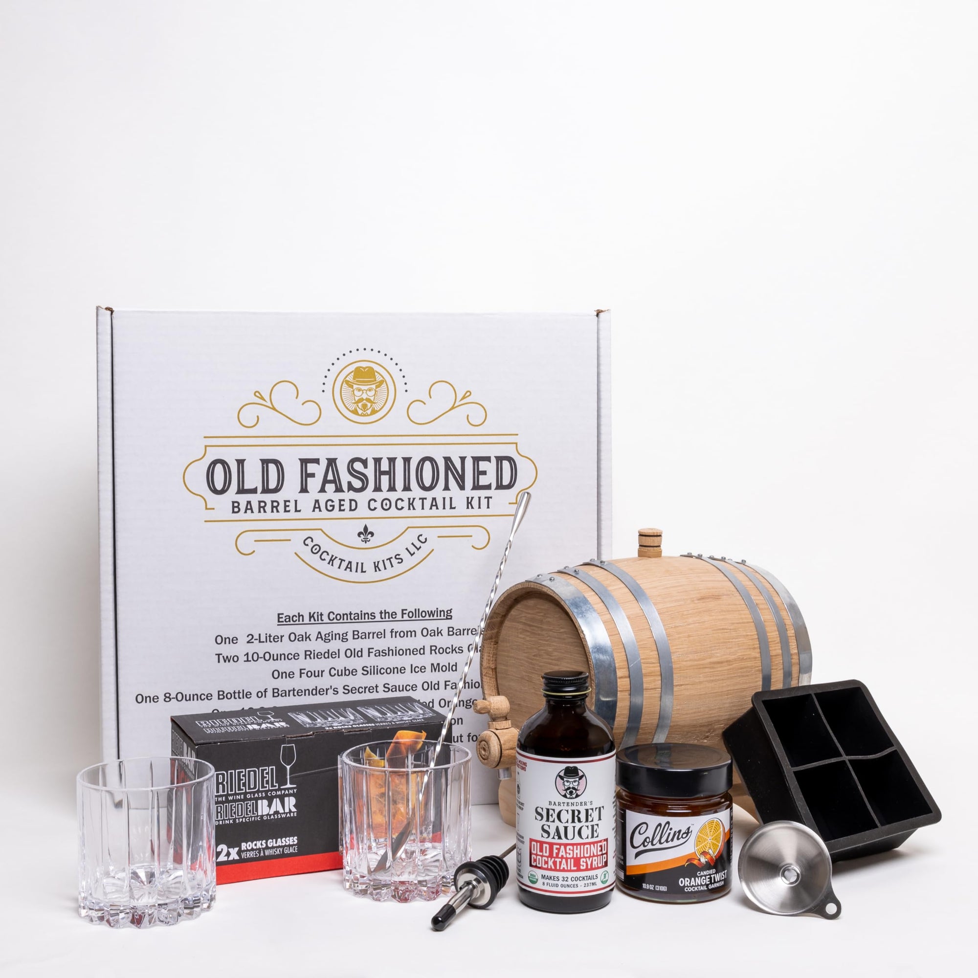 Barrel Aged Old Fashioned Cocktail Kit by Bartender's Secret Sauce