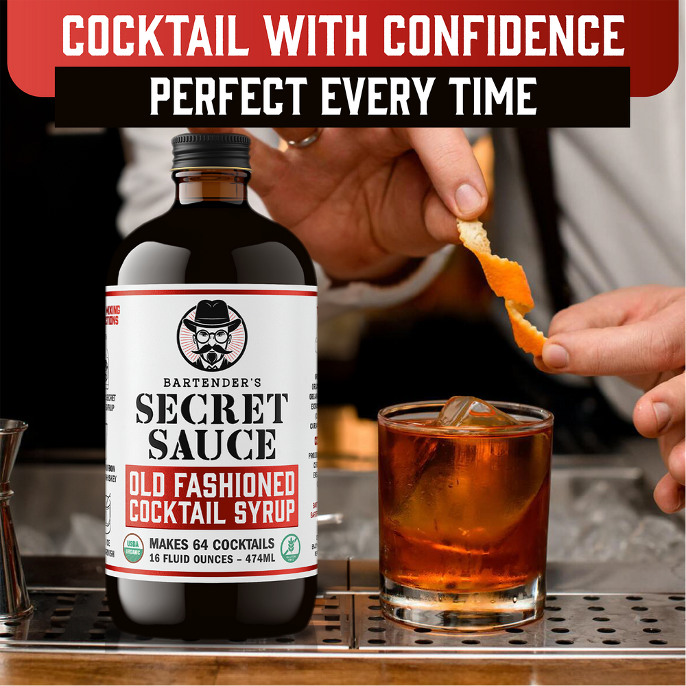 Old Fashioned Cocktail Syrup | Bartender’s Secret Sauce